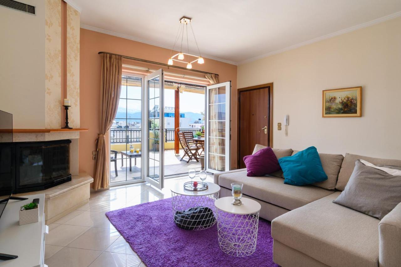 Central Penthouse In Quiet Neighborhood Near Sandy Beach Chania  Exterior foto